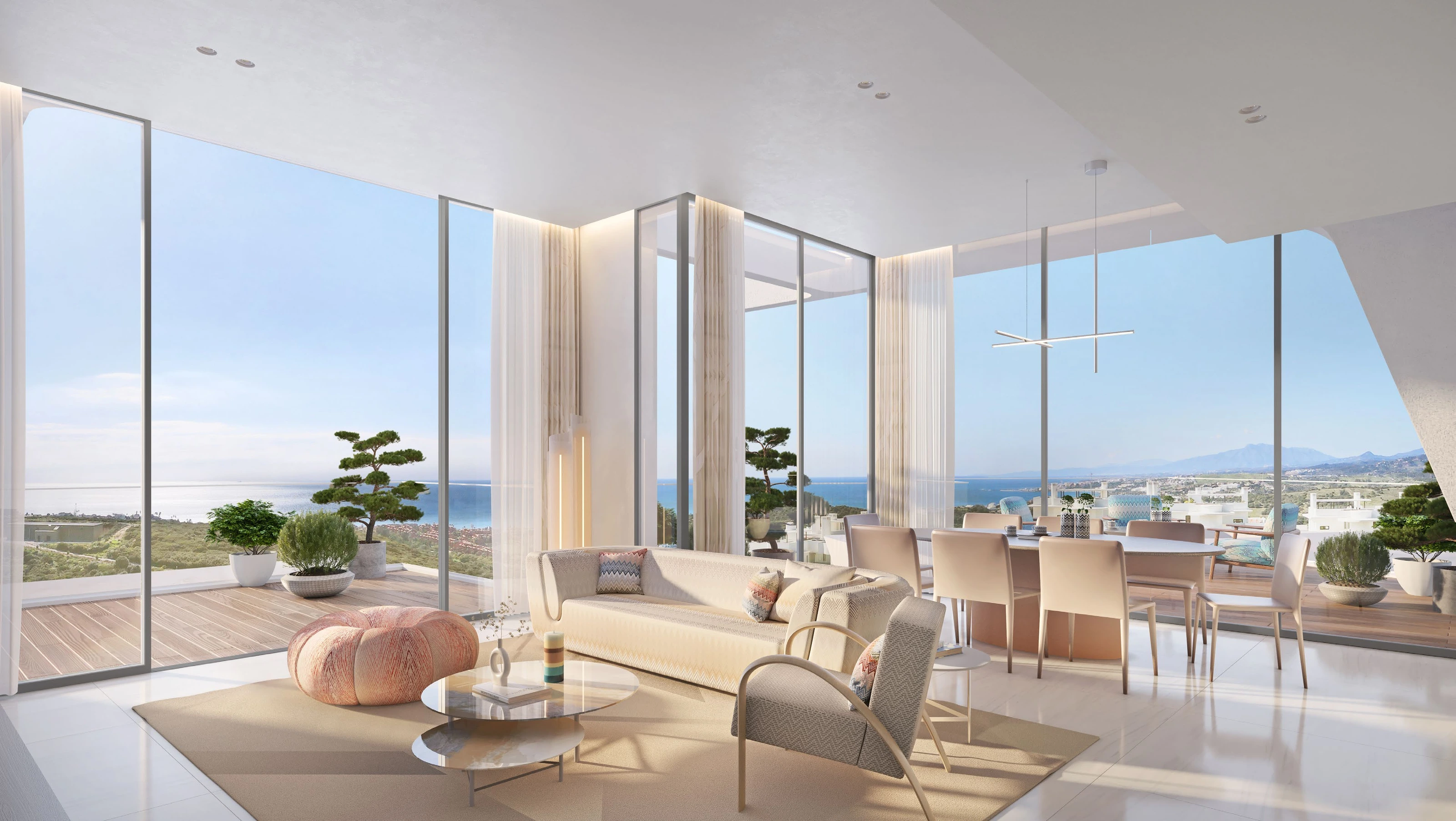 Marea Interiors by Missoni · Living room · Project illustration · indicative
