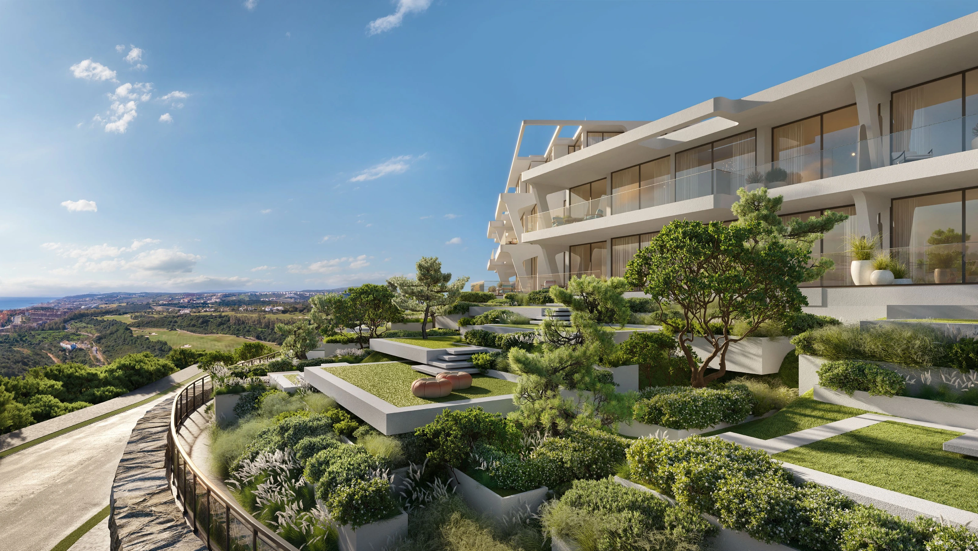 Marea Interiors by Missoni · Landscaped gardens · Project illustration · indicative