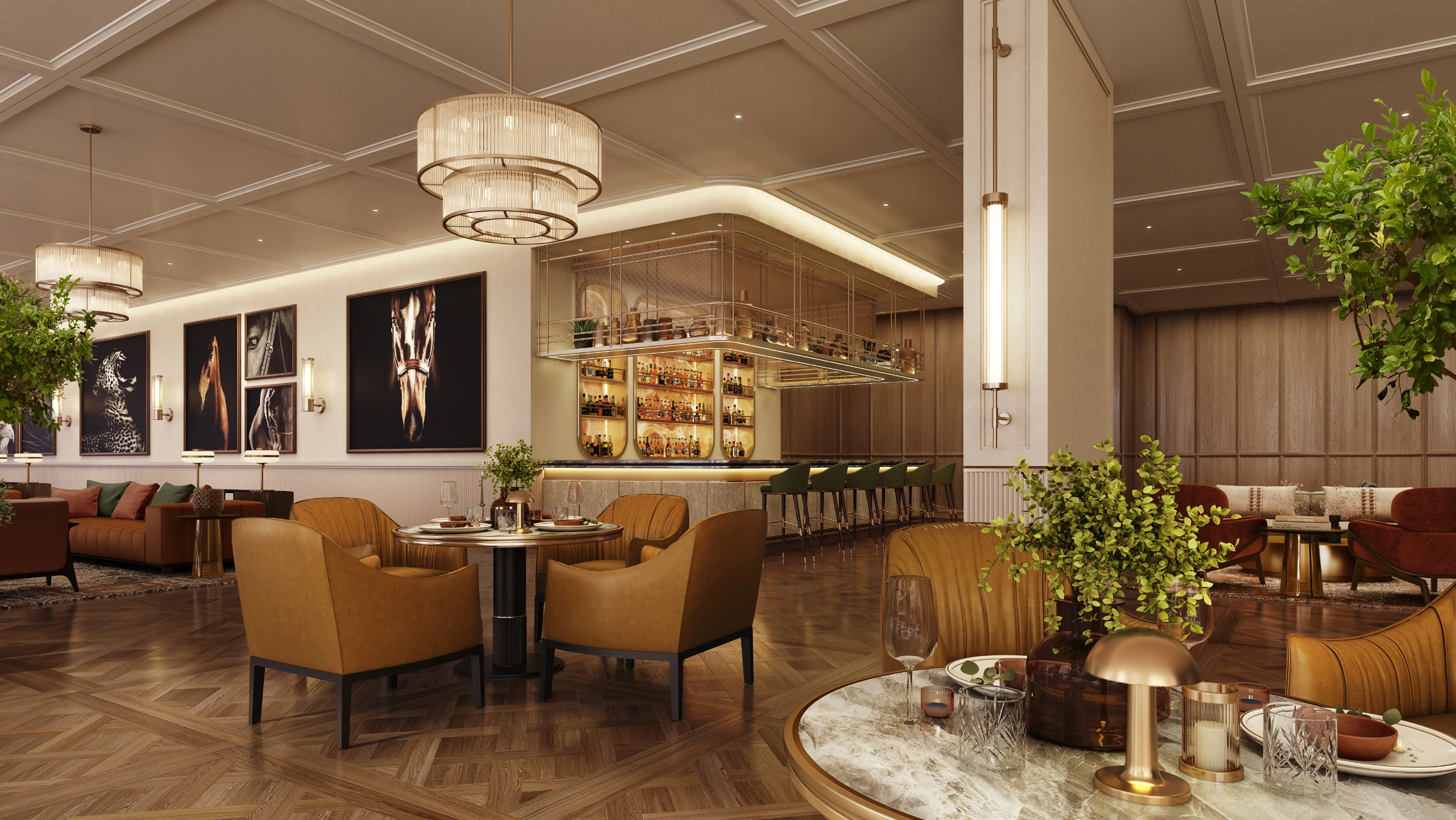 Trump Plaza · Residents’ lounge · Project illustration · indicative