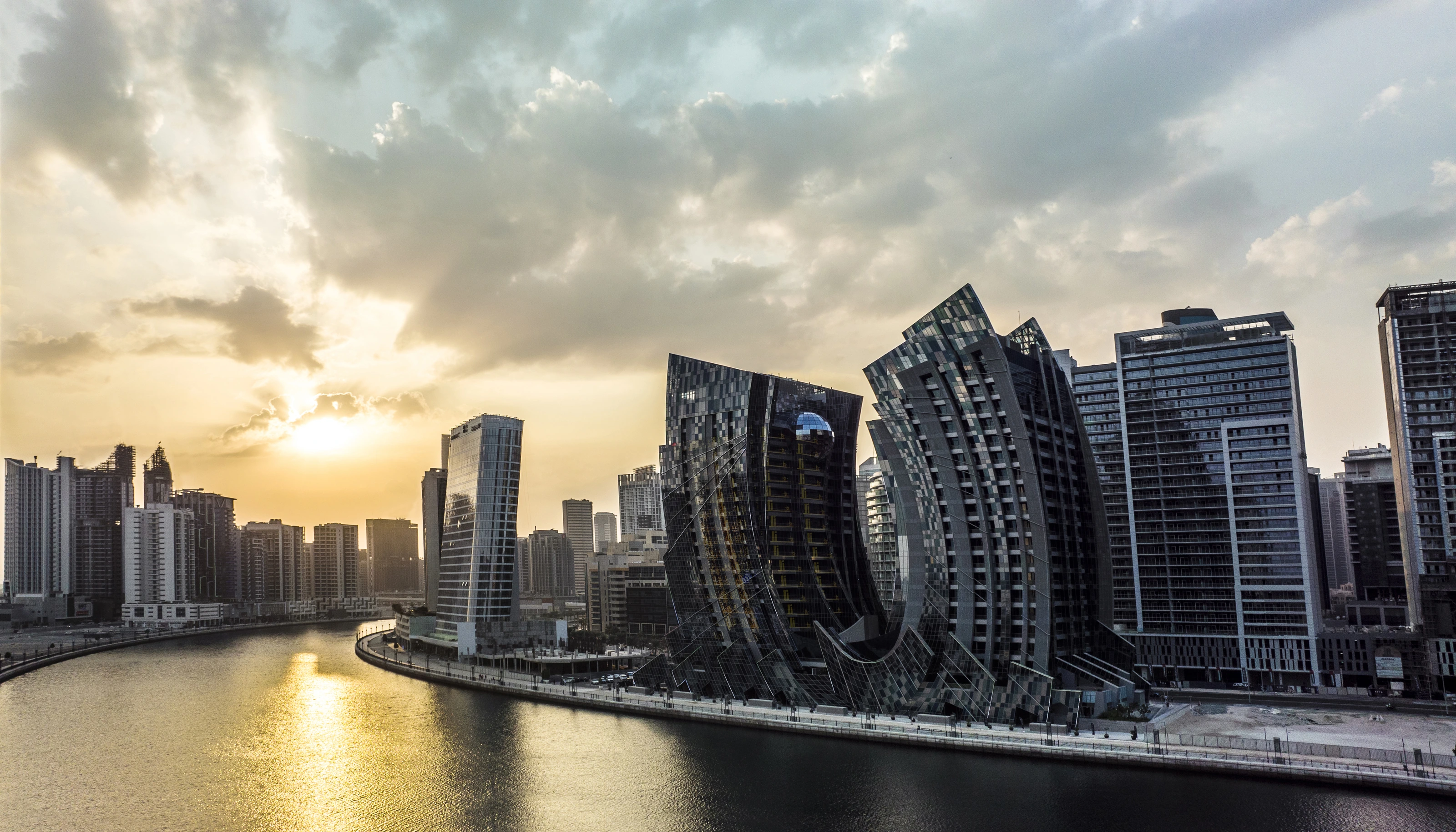 United Arab Emirates — Waterfront illustration · indicative
