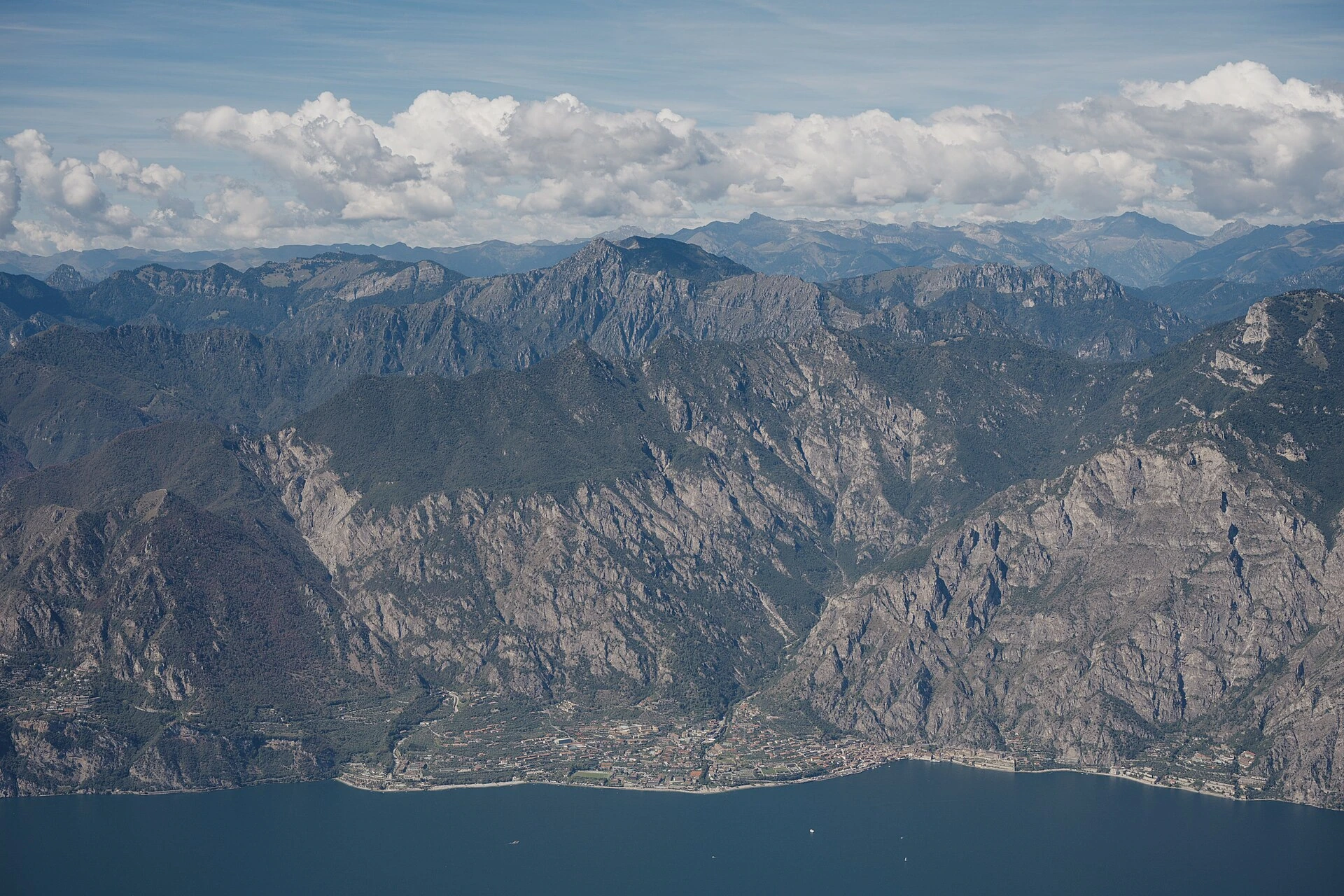 Lake Garda · Limone and Lake Garda’s northwestern shore, viewed from Monte Baldo — destination context.