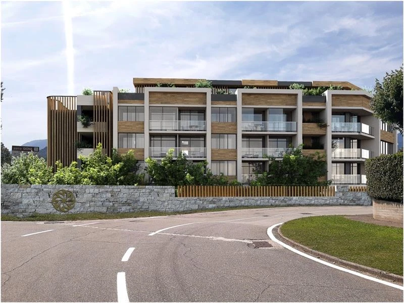 Lake Maggiore · Proposed street-facing elevation — architectural visualisation.