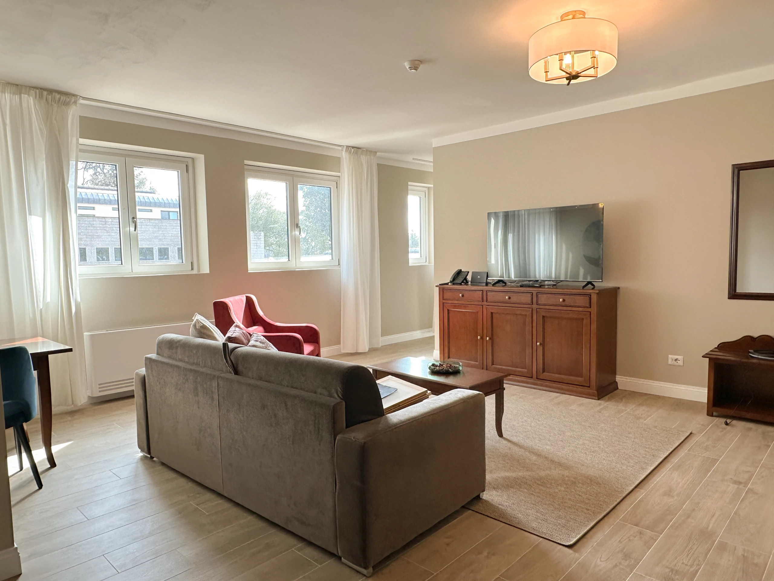 Siena residences · Living room and dining area